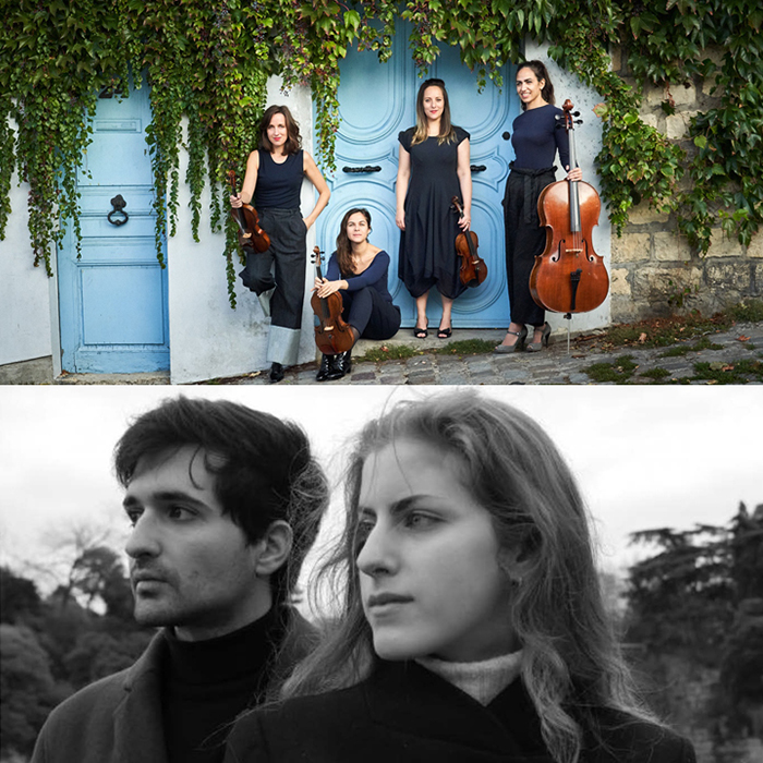 Le Quatuor Zaïde et le Duo Galy-Gonzalez en résidence à la Maison Messiaen